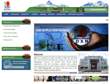 Tablet Screenshot of dxn-nepal.com